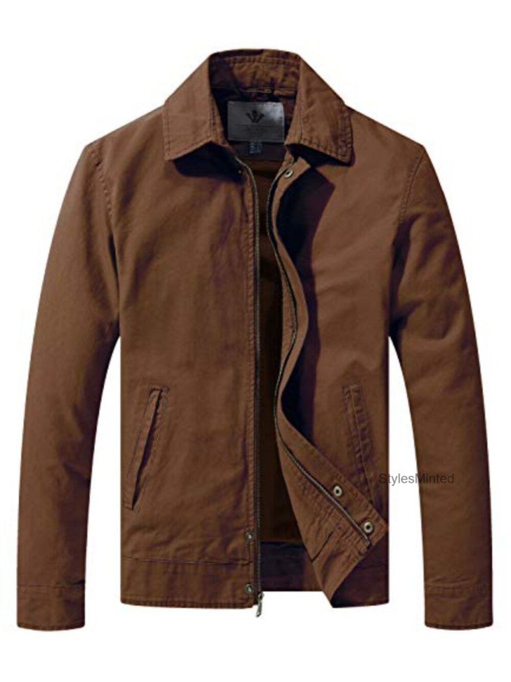 Men's Lightweight Military Cotton Jacket Casual Fall Work Coat